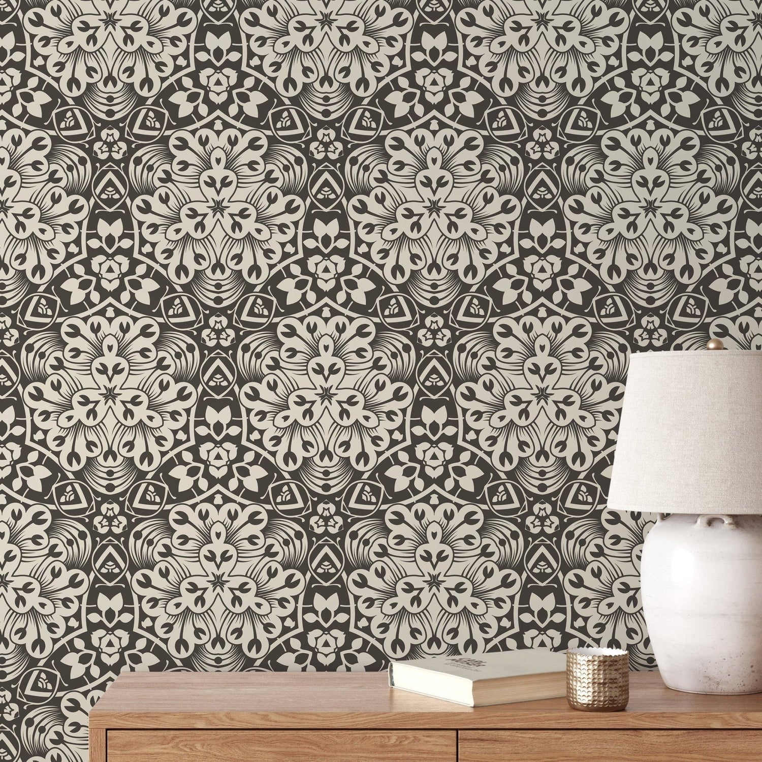 Removable Wallpaper Peel and Stick Wallpaper Wall Paper Wall Mural - Portuguese Azulejos Tile Wallpaper - X092 - WallTrend