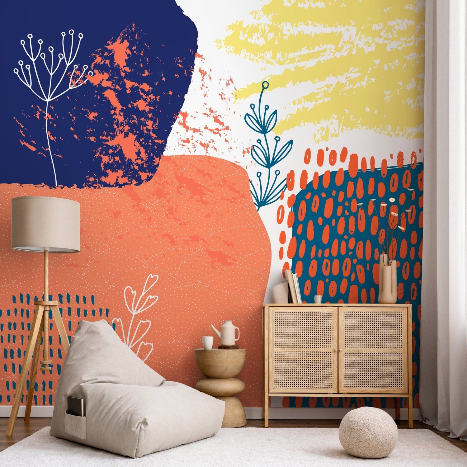 Removable Wallpaper Peel and Stick Wallpaper Wall Paper Wall Mural Temporary Wallpaper Wall Mural - A703 - WallTrend
