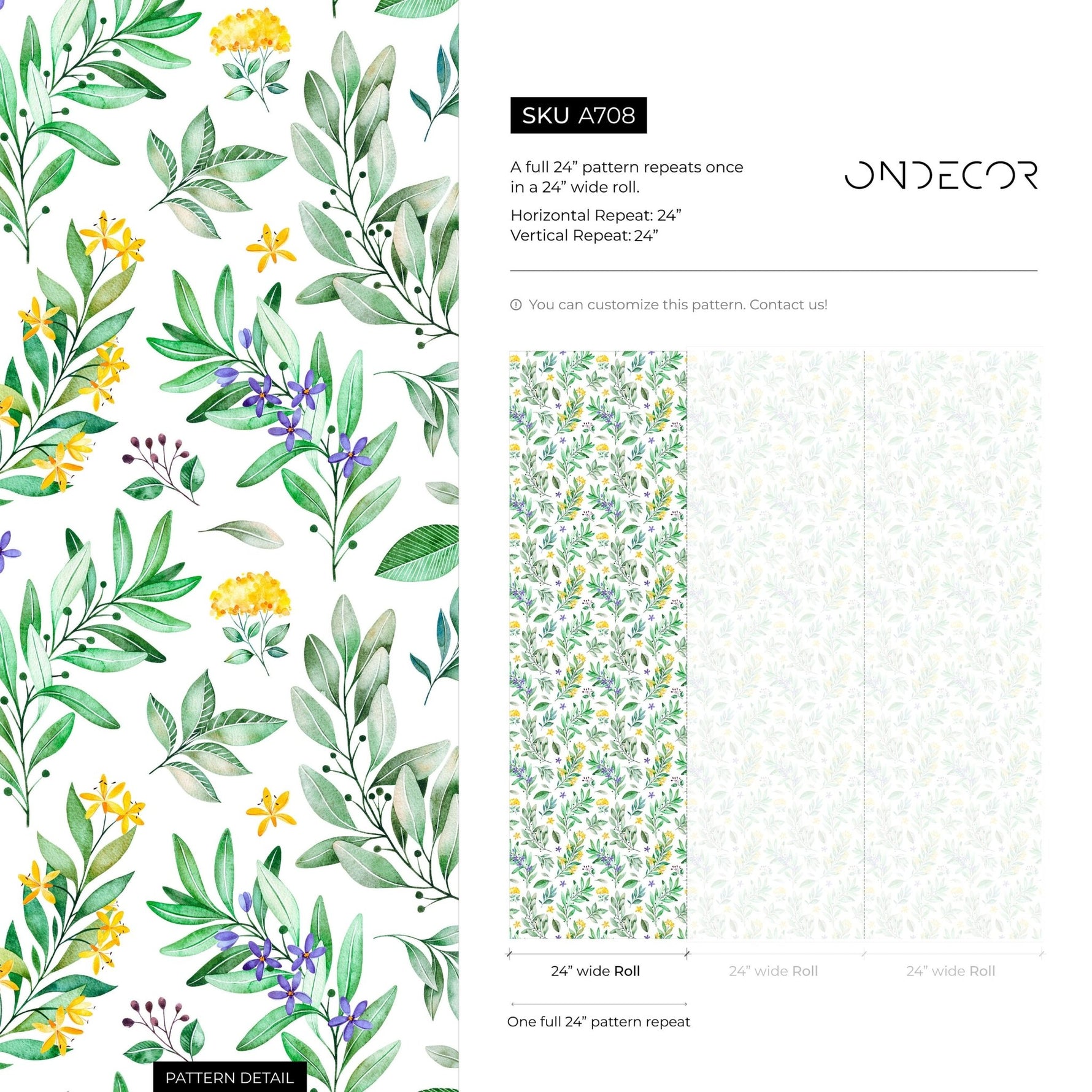 Removable Wallpaper Peel and Stick Wallpaper Wall Paper Wall Mural Temporary Wallpaper Wall Mural - A708 - WallTrend