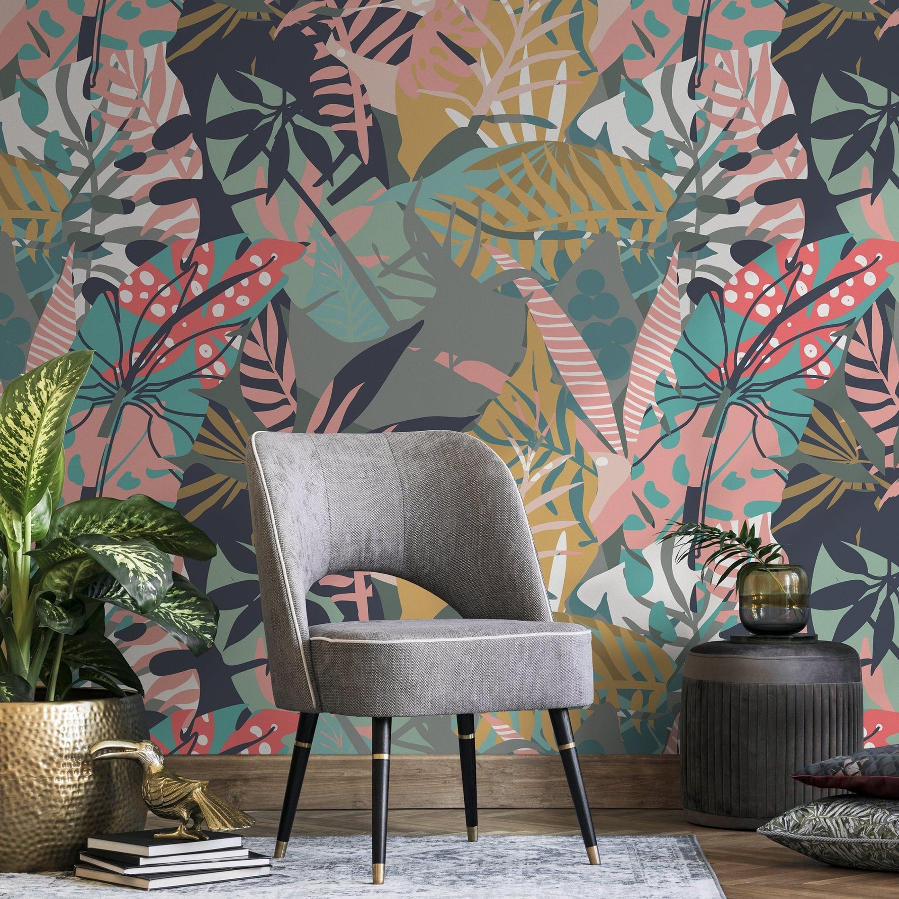 Removable Wallpaper Peel and Stick Wallpaper Wall Paper Wall Mural Temporary Wallpaper Wall Mural - A712 - WallTrend