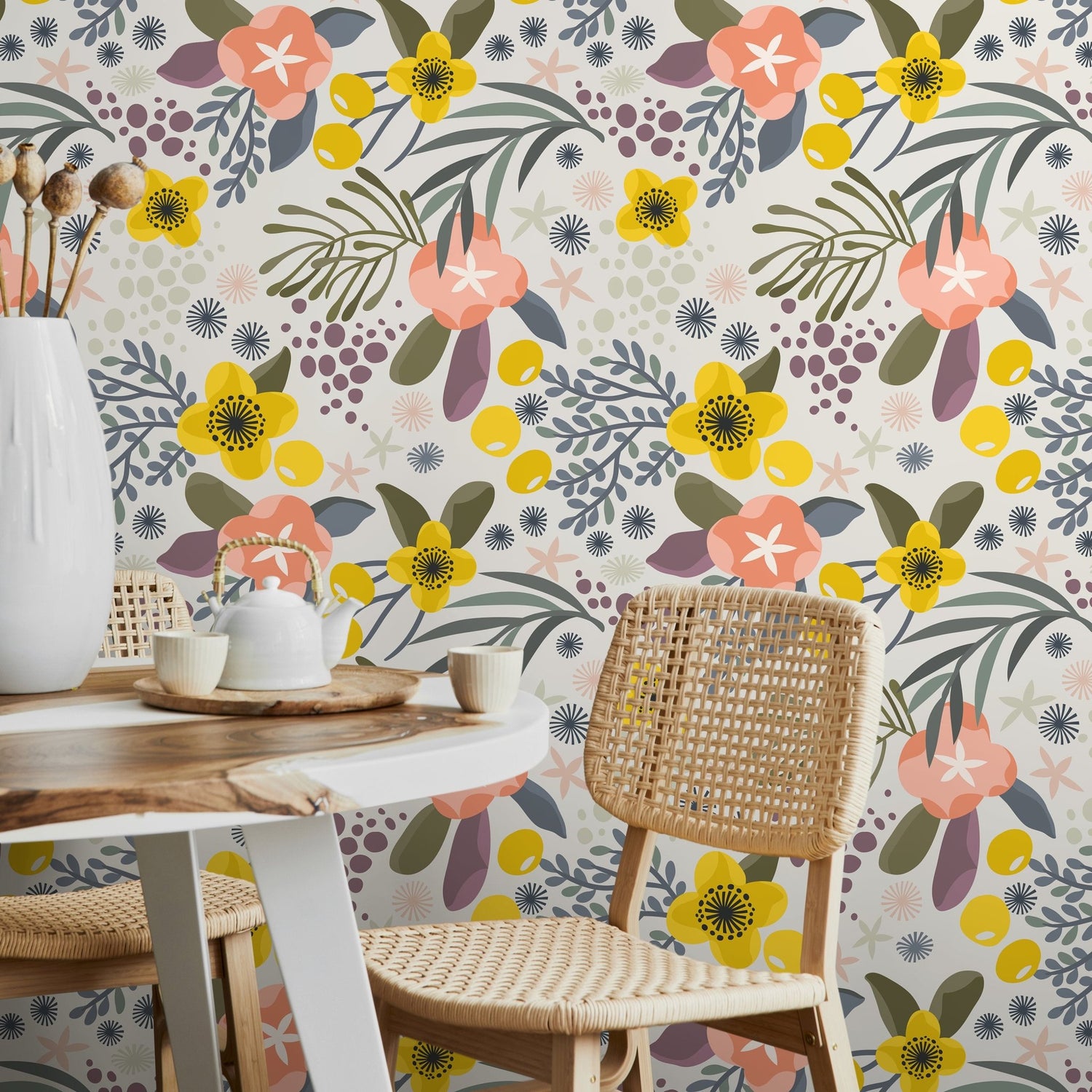 Removable Wallpaper Peel and Stick Wallpaper Wall Paper Wall Mural Temporary Wallpaper Wall Mural - A715 - WallTrend