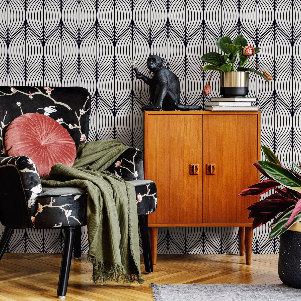 Removable Wallpaper Peel and Stick Wallpaper Wall Paper Wall Mural Temporary Wallpaper Wall Mural - A725 - WallTrend