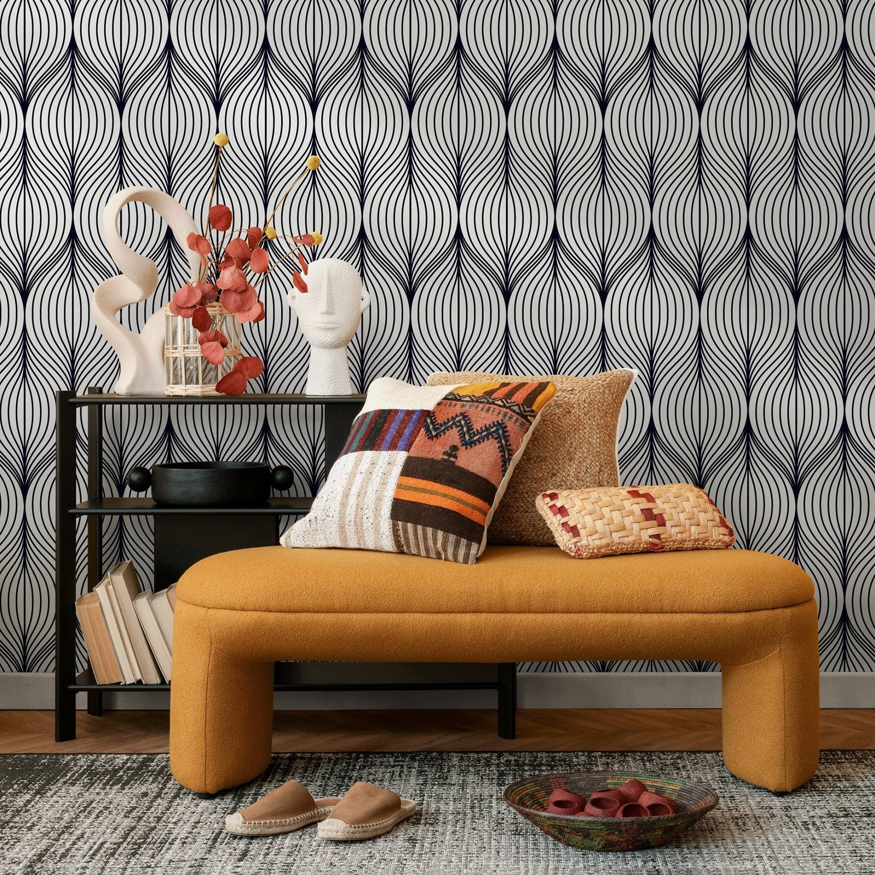 Removable Wallpaper Peel and Stick Wallpaper Wall Paper Wall Mural Temporary Wallpaper Wall Mural - A725 - WallTrend