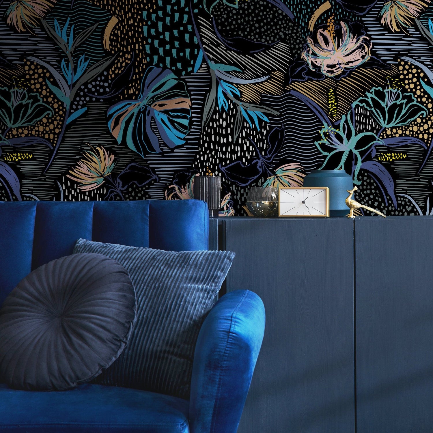 Removable Wallpaper Peel and Stick Wallpaper Wall Paper Wall Mural Temporary Wallpaper Wall Mural - B096 - WallTrend