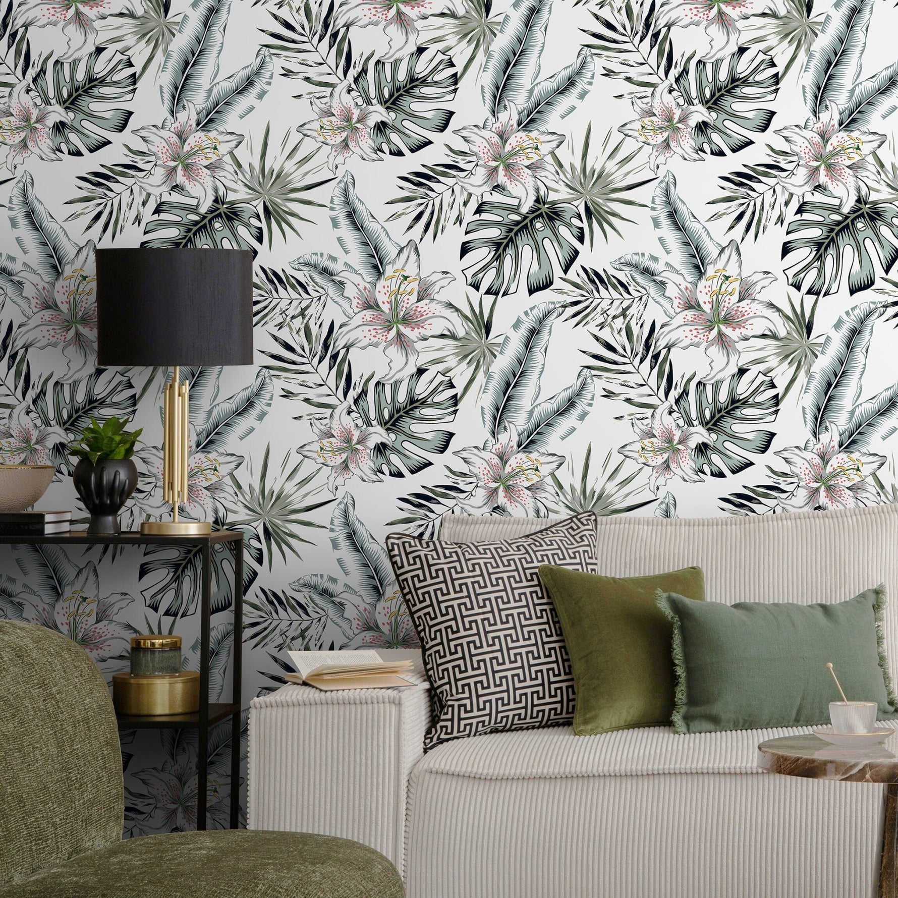 Removable Wallpaper Peel and Stick Wallpaper Wall Paper Wall Mural - Tropical Wallpaper - A478 - WallTrend