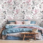 Removable Wallpaper Peel and Stick Wallpaper Wall Paper Wall Mural - Vintage Floral Wallpaper - A547 - WallTrend