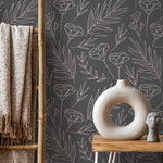 Removable Wallpaper Peel and Stick Wallpaper Wall Paper Wall Mural - Vintage Floral Wallpaper - C196 - WallTrend