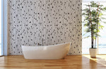 Removable Wallpaper, Scandinavian Wallpaper, Minimalistic Wallpaper, Peel and Stick Wallpaper, WallPaper, Watercolor Leaves Wallpaper - B060 - WallTrend