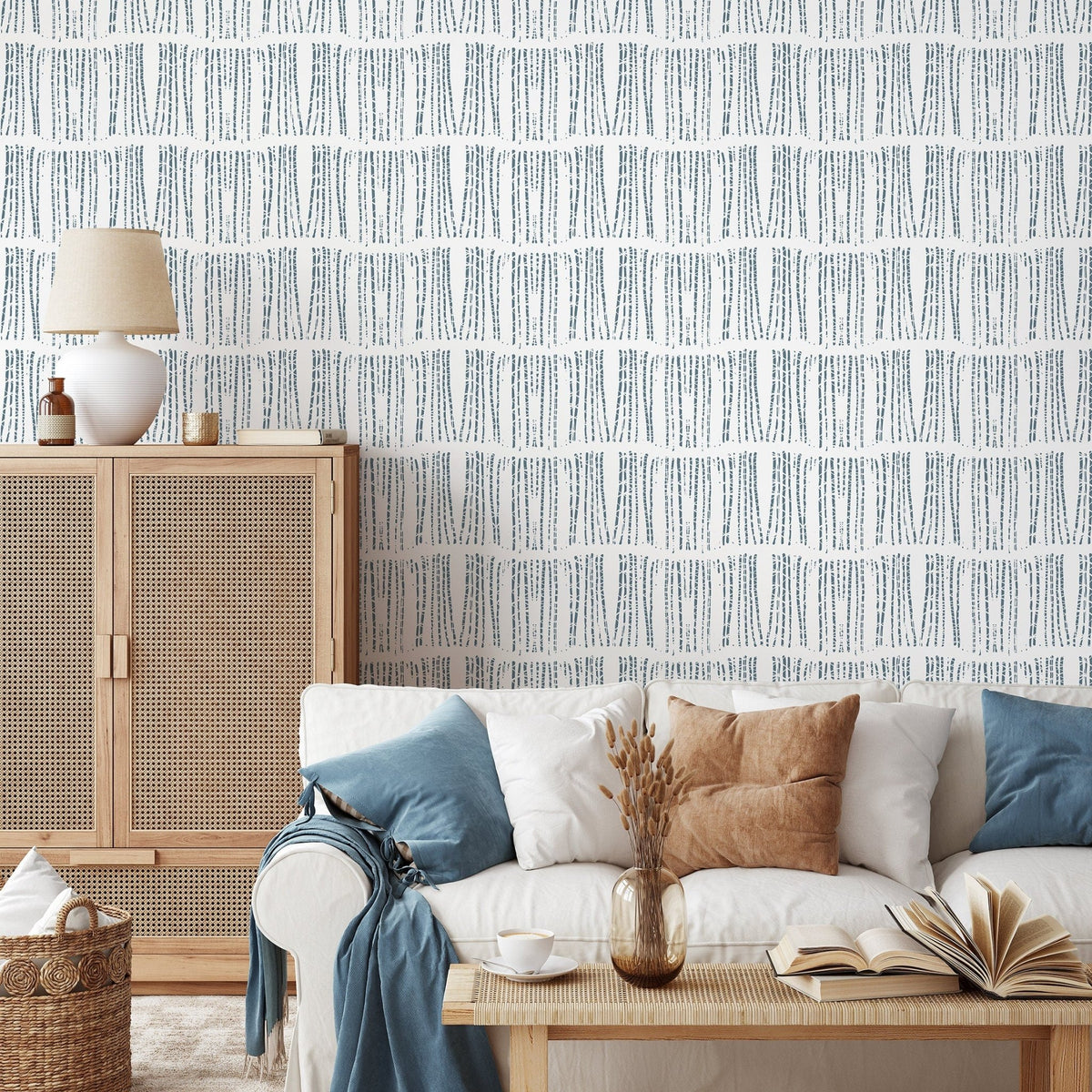 Removable Wallpaper Scandinavian Wallpaper Temporary Wallpaper Vintage Wallpaper Peel and Stick Wallpaper Wall Paper - A633 - WallTrend