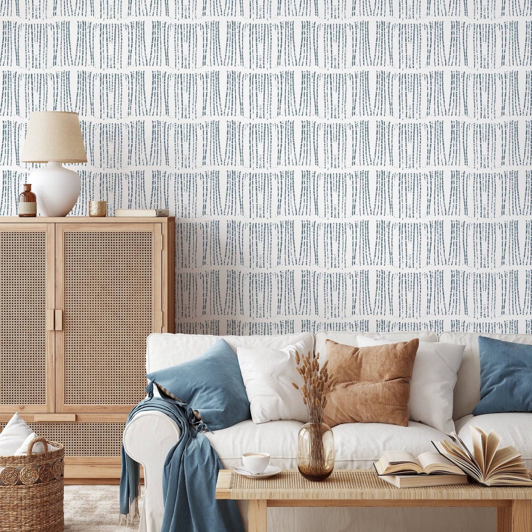 Removable Wallpaper Scandinavian Wallpaper Temporary Wallpaper Vintage Wallpaper Peel and Stick Wallpaper Wall Paper - A633 - WallTrend