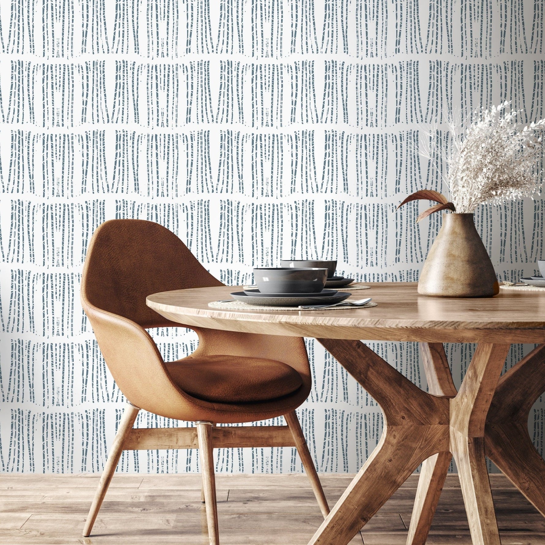 Removable Wallpaper Scandinavian Wallpaper Temporary Wallpaper Vintage Wallpaper Peel and Stick Wallpaper Wall Paper - A633 - WallTrend