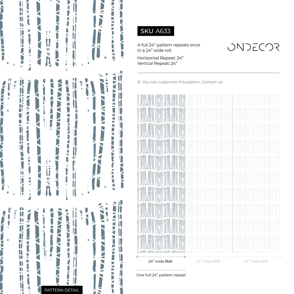 Removable Wallpaper Scandinavian Wallpaper Temporary Wallpaper Vintage Wallpaper Peel and Stick Wallpaper Wall Paper - A633 - WallTrend