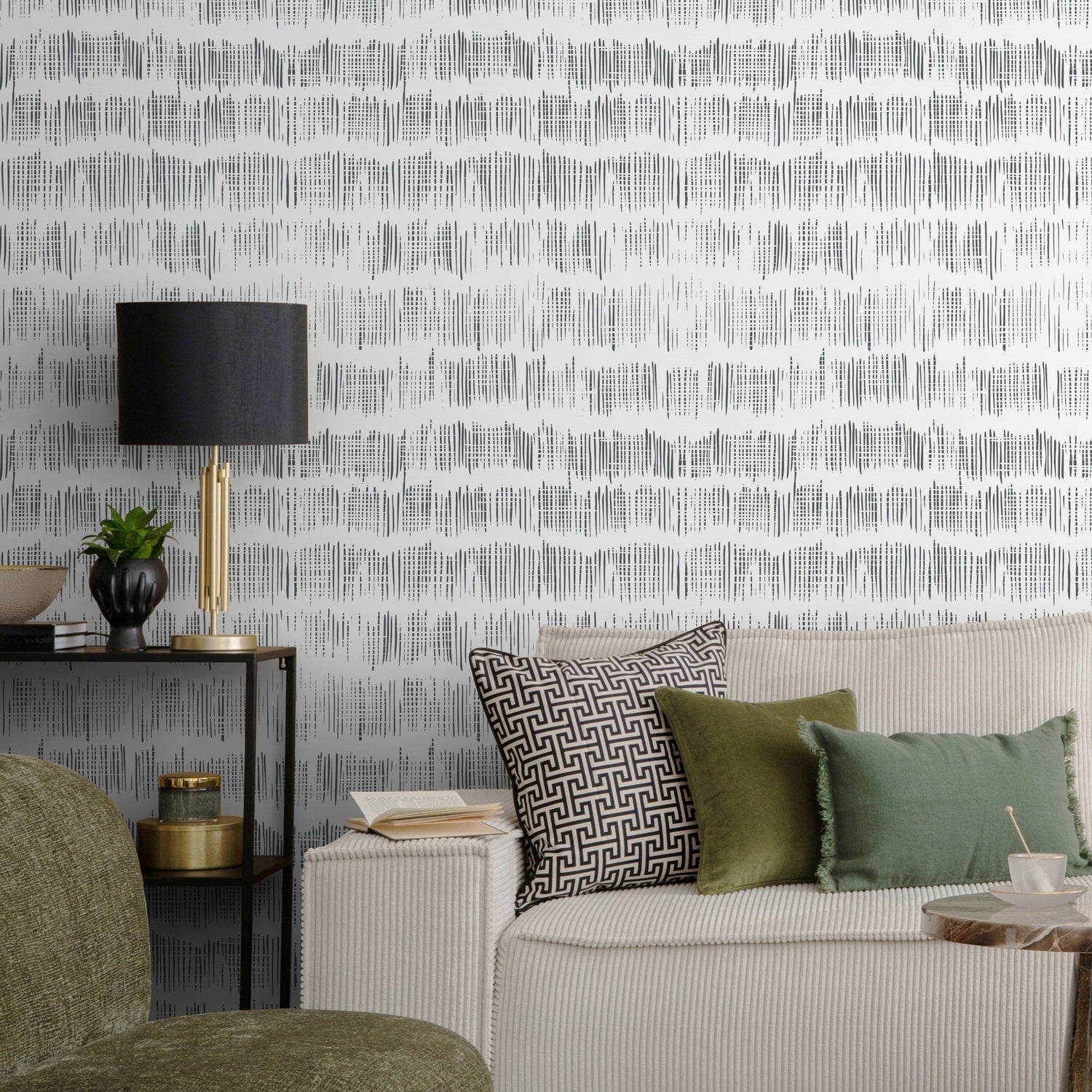 Removable Wallpaper Scandinavian Wallpaper Temporary Wallpaper Vintage Wallpaper Peel and Stick Wallpaper Wall Paper - A636 - WallTrend