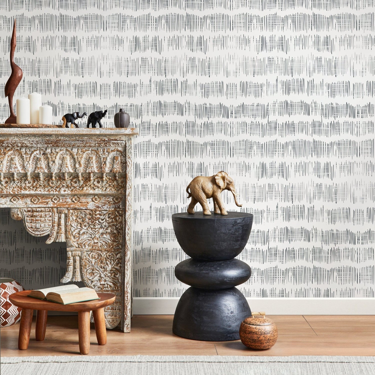 Removable Wallpaper Scandinavian Wallpaper Temporary Wallpaper Vintage Wallpaper Peel and Stick Wallpaper Wall Paper - A636 - WallTrend