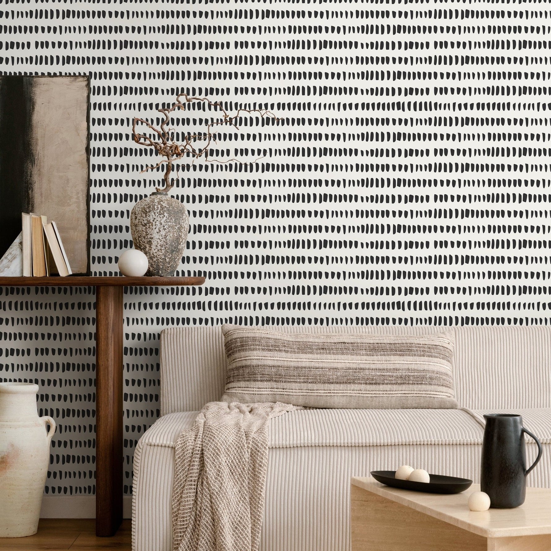 Removable Wallpaper Scandinavian Wallpaper Temporary Wallpaper Vintage Wallpaper Peel and Stick Wallpaper Wall Paper - A645 - WallTrend