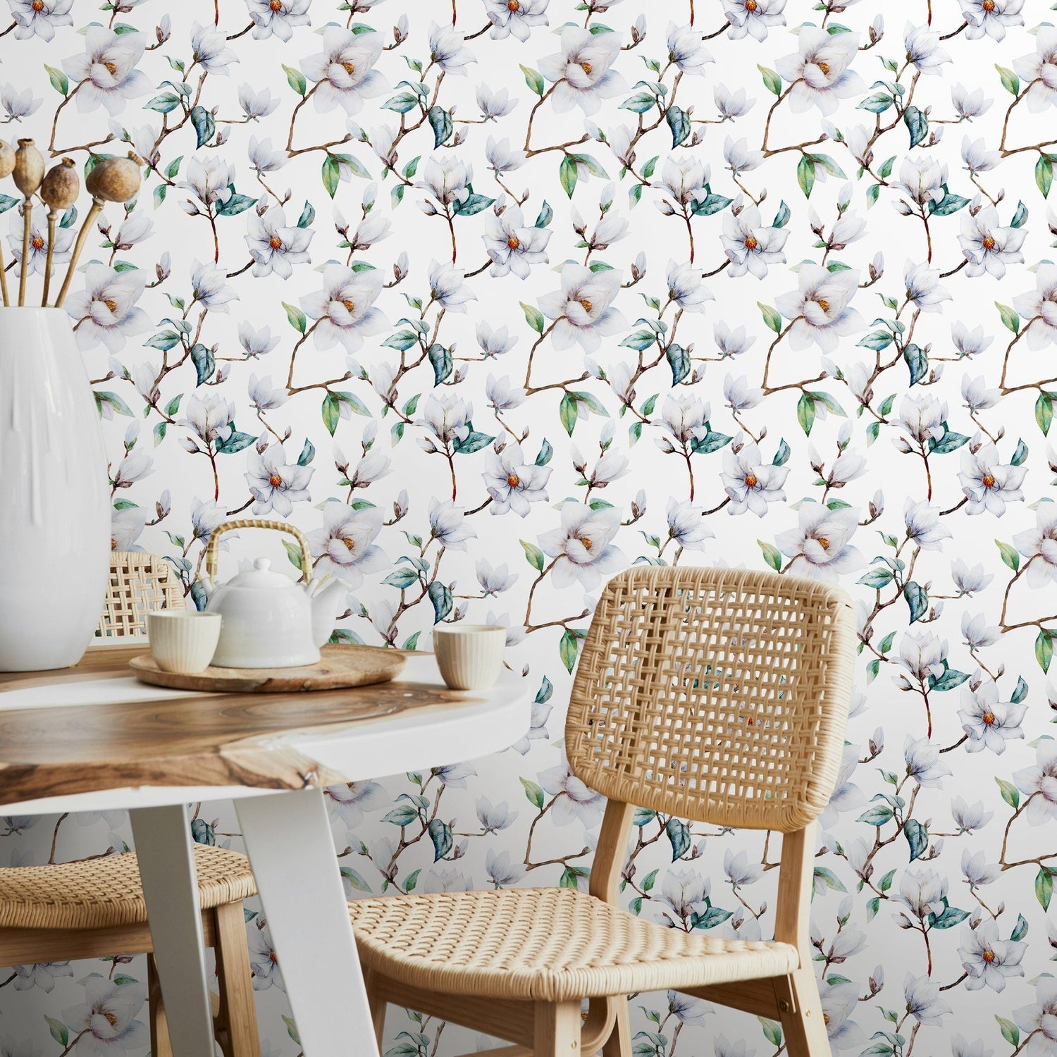 Removable Wallpaper Scandinavian Wallpaper Temporary Wallpaper Vintage Wallpaper Peel and Stick Wallpaper Wall Paper - A680 - WallTrend