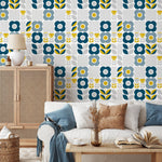 Removable Wallpaper Scandinavian Wallpaper Temporary Wallpaper Vintage Wallpaper Peel and Stick Wallpaper Wall Paper - A685 - WallTrend