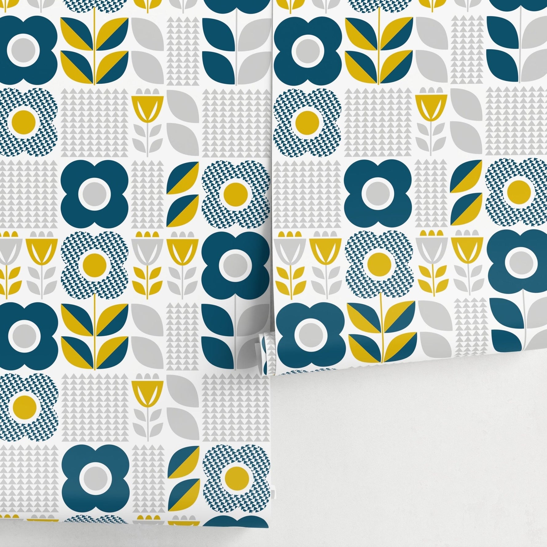 Removable Wallpaper Scandinavian Wallpaper Temporary Wallpaper Vintage Wallpaper Peel and Stick Wallpaper Wall Paper - A685 - WallTrend