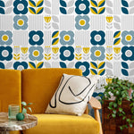 Removable Wallpaper Scandinavian Wallpaper Temporary Wallpaper Vintage Wallpaper Peel and Stick Wallpaper Wall Paper - A685 - WallTrend