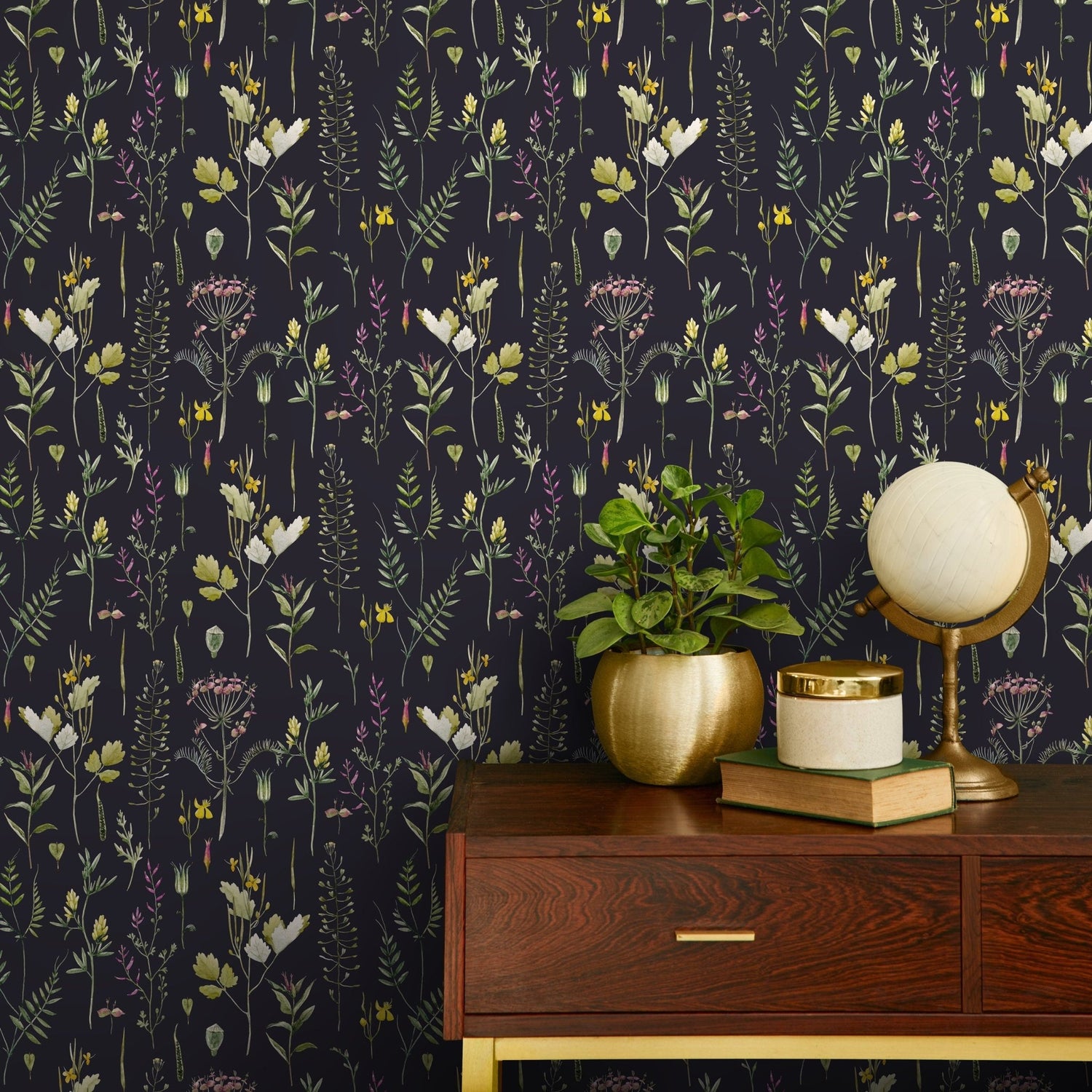 Removable Wallpaper Scandinavian Wallpaper Temporary Wallpaper Vintage Wallpaper Peel and Stick Wallpaper Wall Paper - A686 - WallTrend