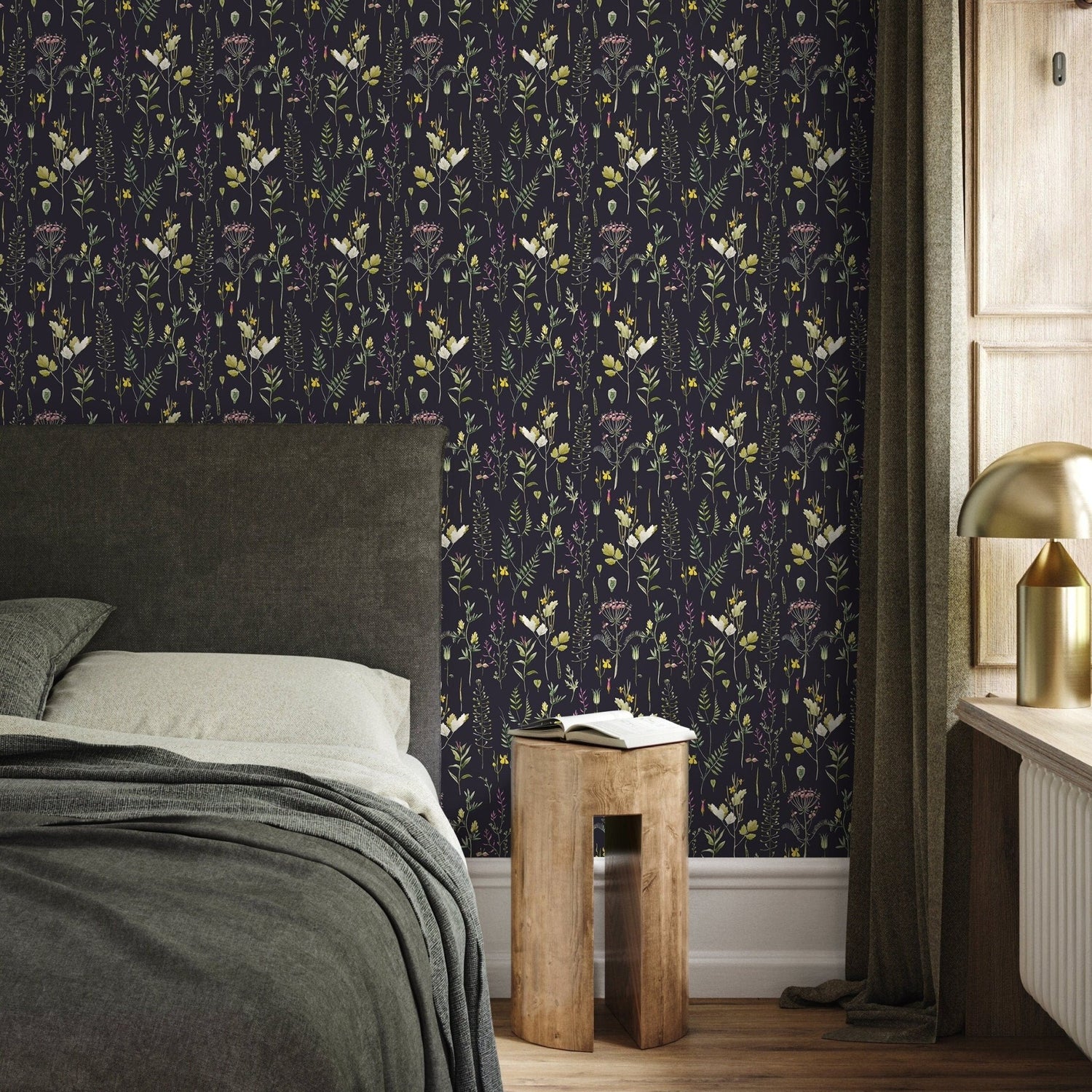 Removable Wallpaper Scandinavian Wallpaper Temporary Wallpaper Vintage Wallpaper Peel and Stick Wallpaper Wall Paper - A686 - WallTrend