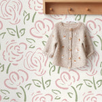 Rose Pattern Elegance Wallpaper - C457 - WallTrend