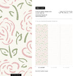 Rose Pattern Elegance Wallpaper - C457 - WallTrend