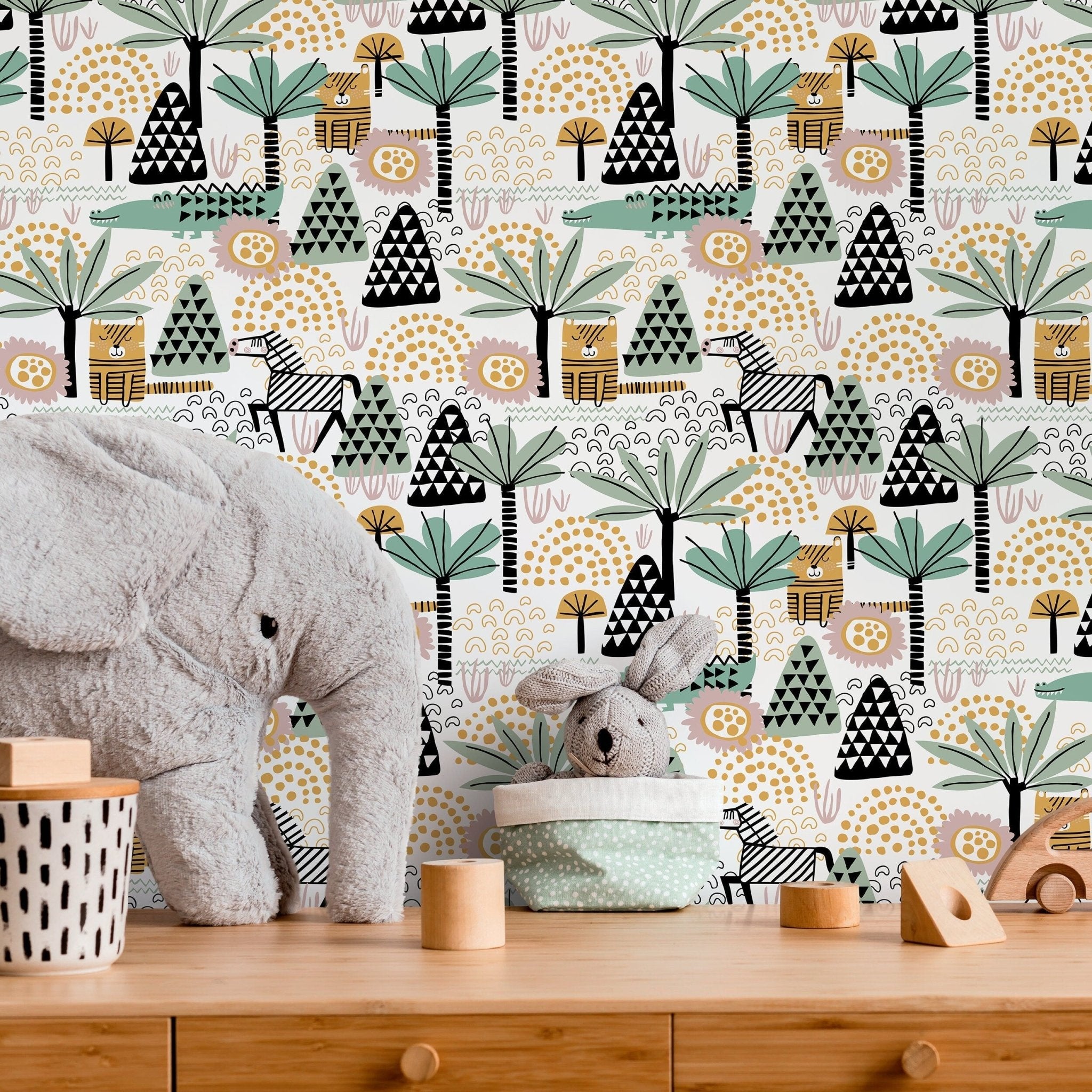 Safari Adventure Wallpaper - A492 - WallTrend