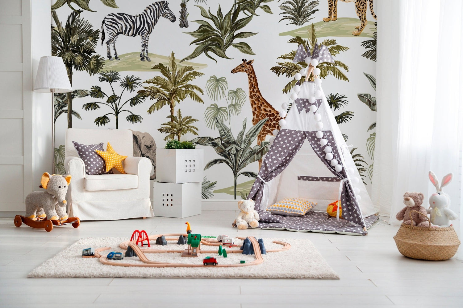 Safari Adventure Wallpaper - B527 - WallTrend