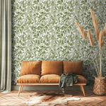 Sage Eucalyptus Wallpaper - C874 - WallTrend