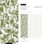 Sage Eucalyptus Wallpaper - C874 - WallTrend