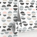 Semi - Circle Array Wallpaper - A670 - WallTrend