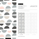 Semi - Circle Array Wallpaper - A670 - WallTrend