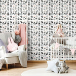 Semi - Circle Array Wallpaper - A670 - WallTrend
