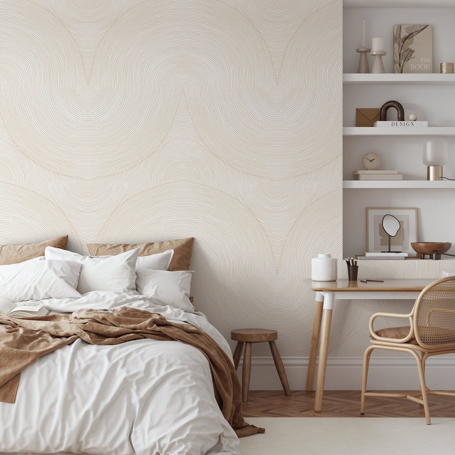 Serene Contours Wallpaper - C835 - WallTrend