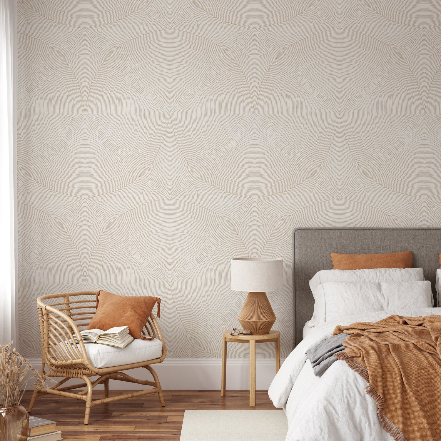 Serene Contours Wallpaper - C835 - WallTrend