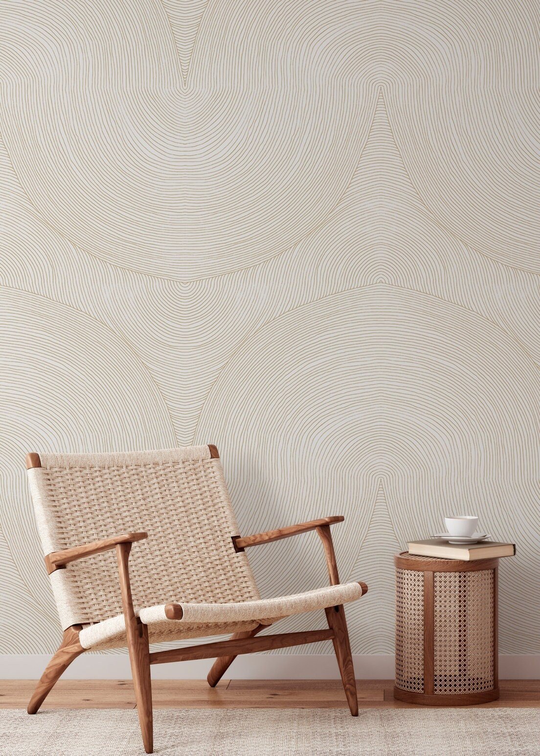 Serene Contours Wallpaper - C835 - WallTrend