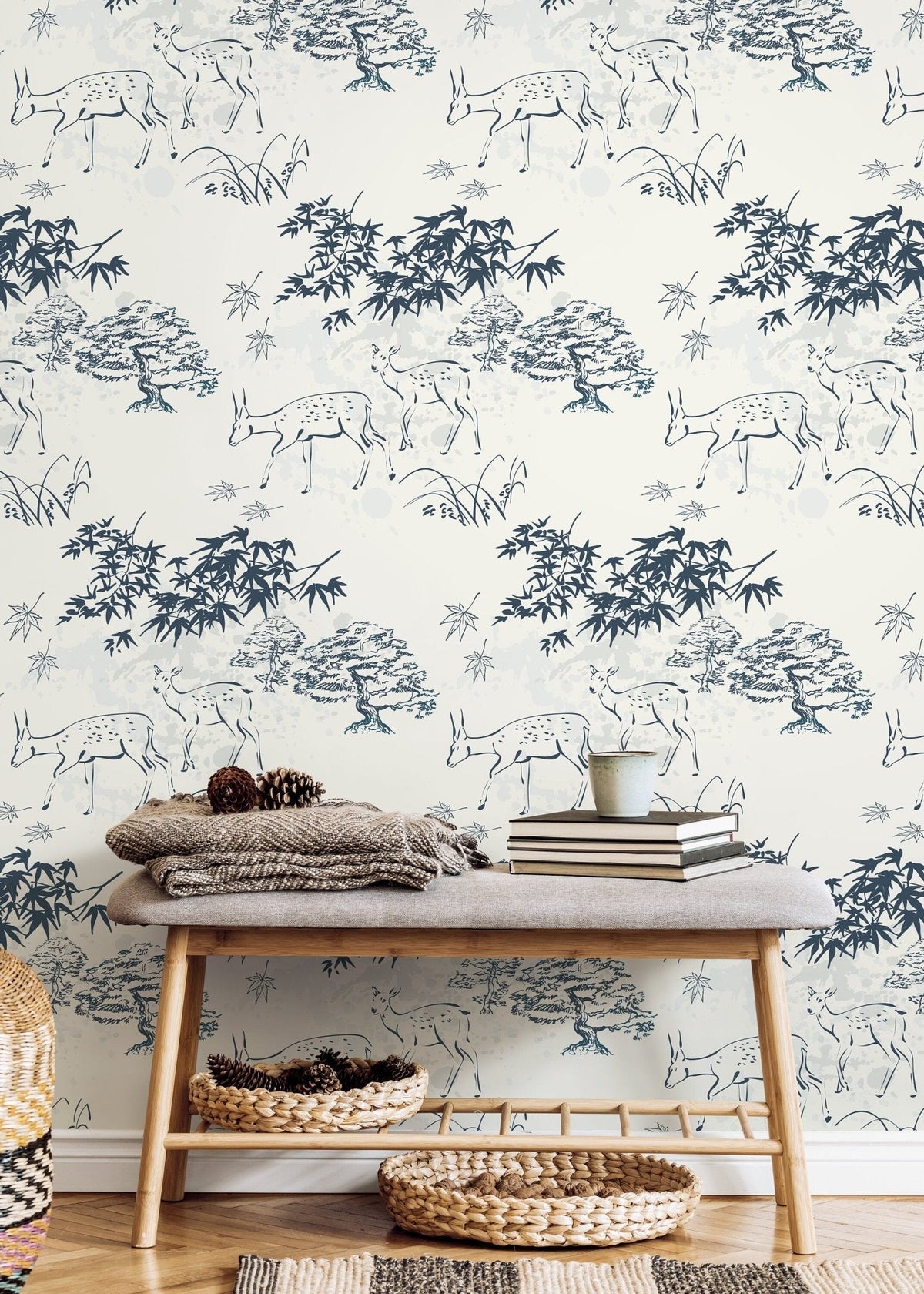 Serene Nature Scene Wallpaper - D496 - WallTrend