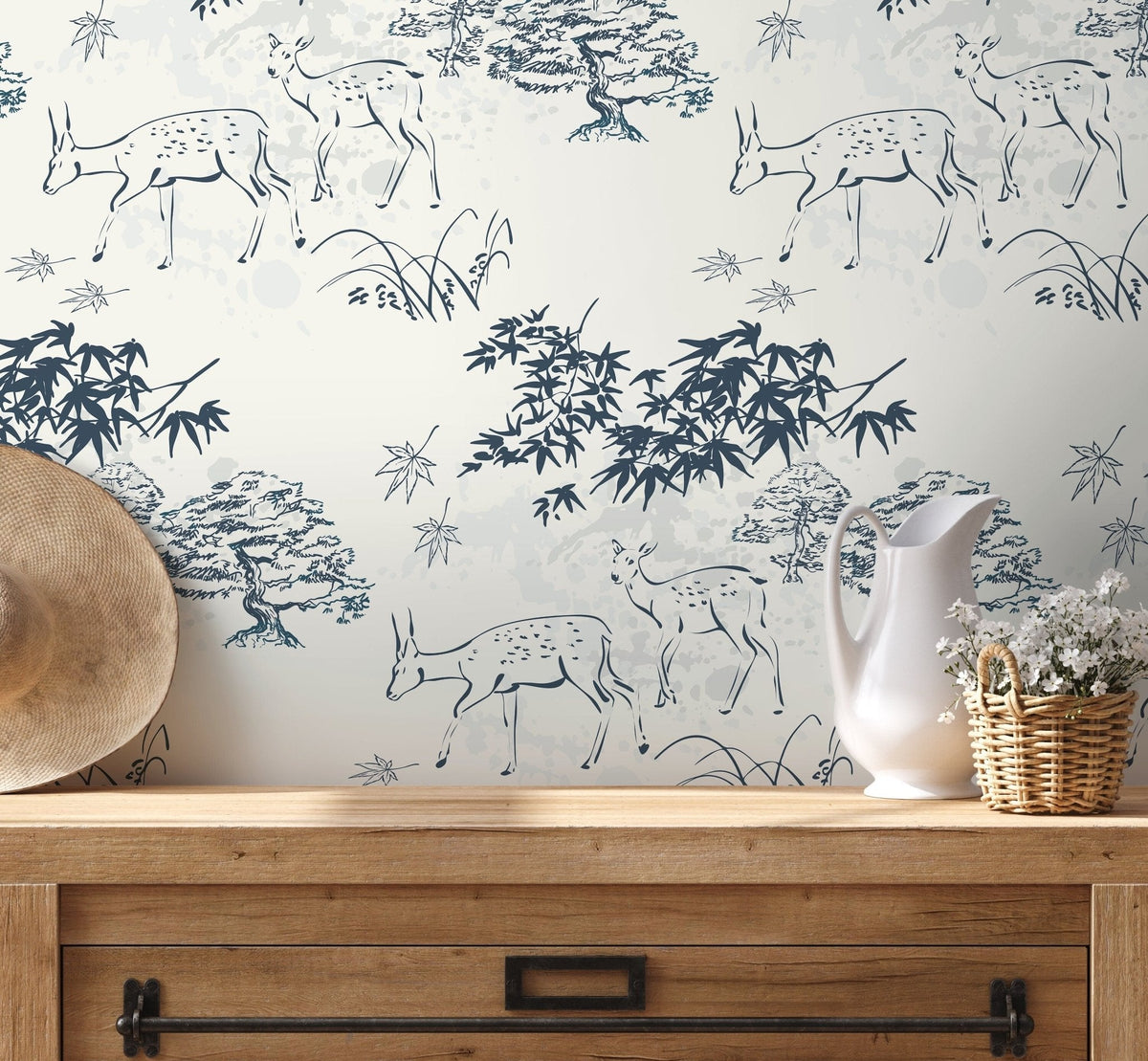 Serene Nature Scene Wallpaper - D496 - WallTrend