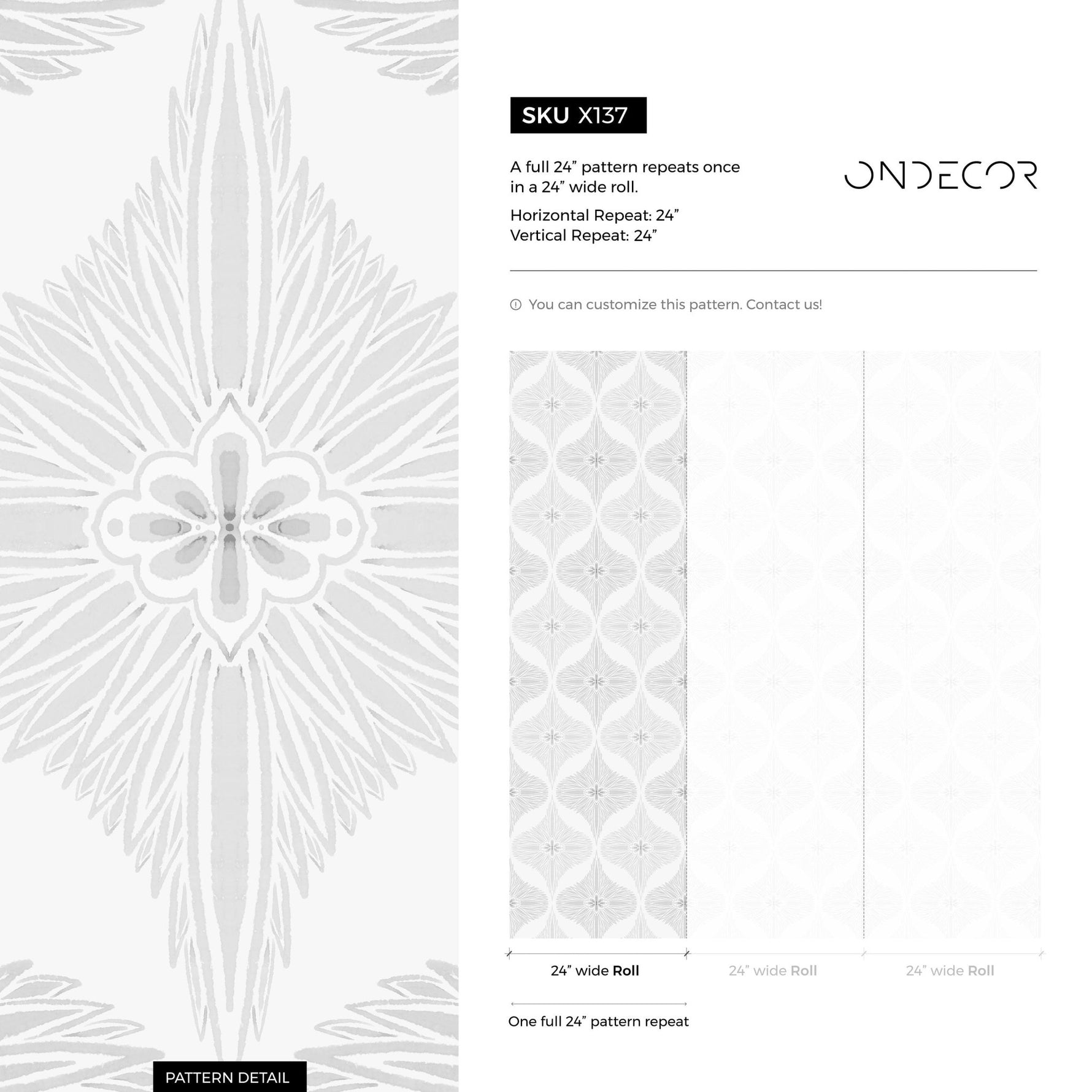 Serene Symmetry Wallpaper - X137 - WallTrend