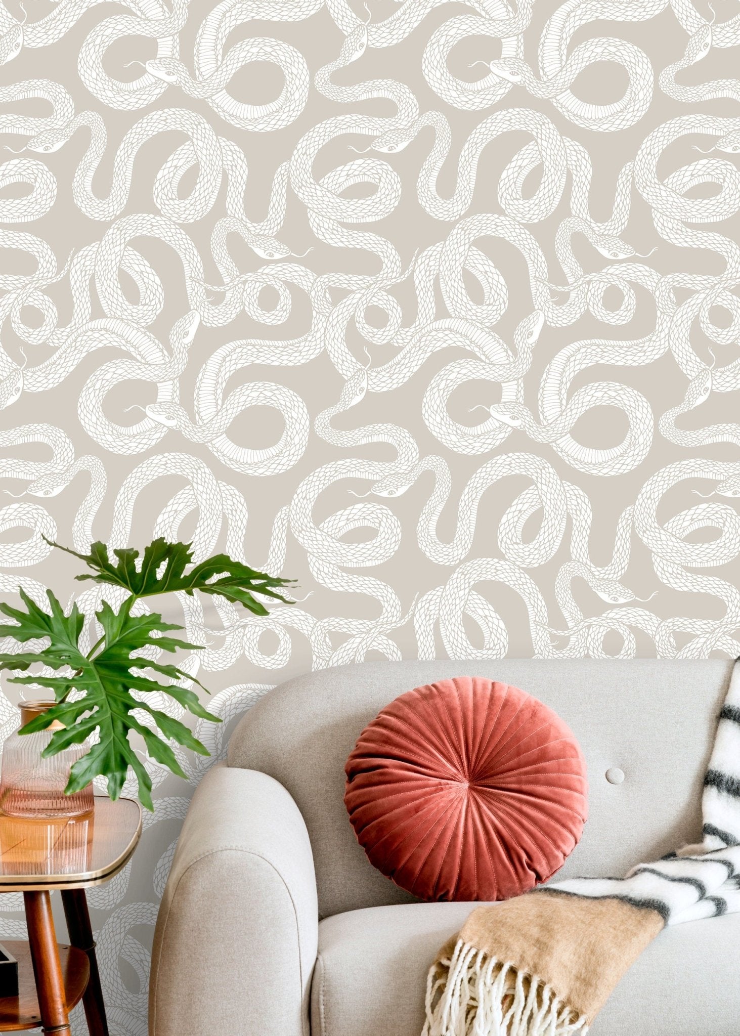 Serpentine Charm Wallpaper - C575 - WallTrend