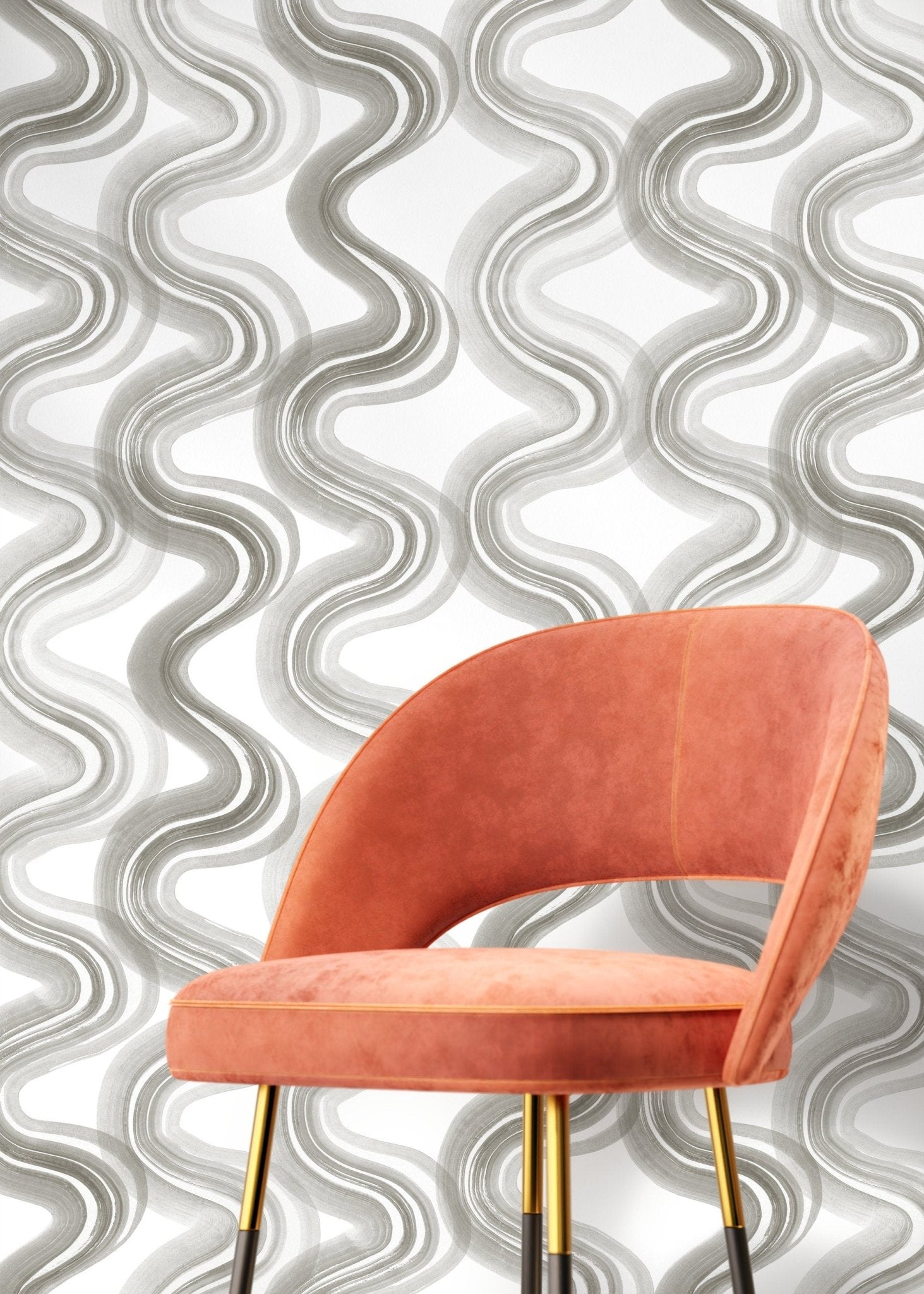 Serpentine Chic Wallpaper - C984 - WallTrend