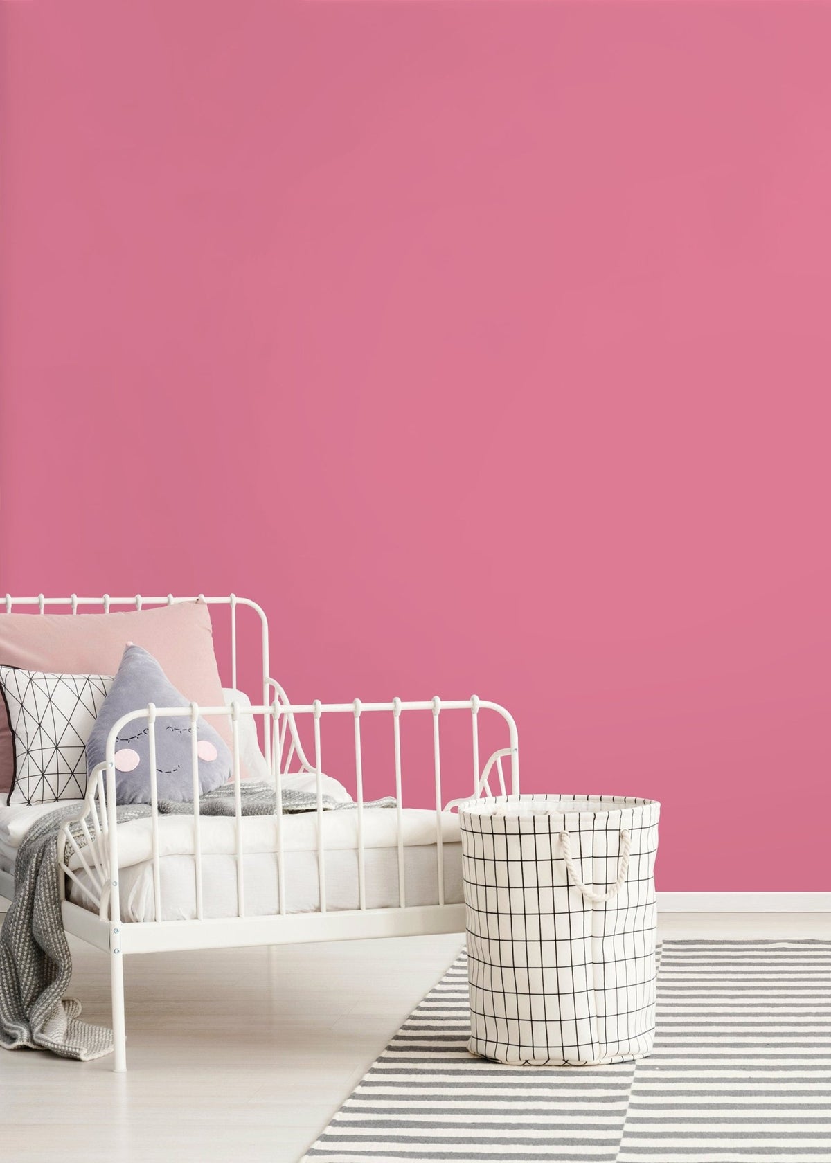 Shimmering Blush Pink Wallpaper / Solid Color / Peel and Stick Wallpaper Removable Wallpaper Home Decor Wall Art Wall Decor Room Decor - D454 - WallTrend