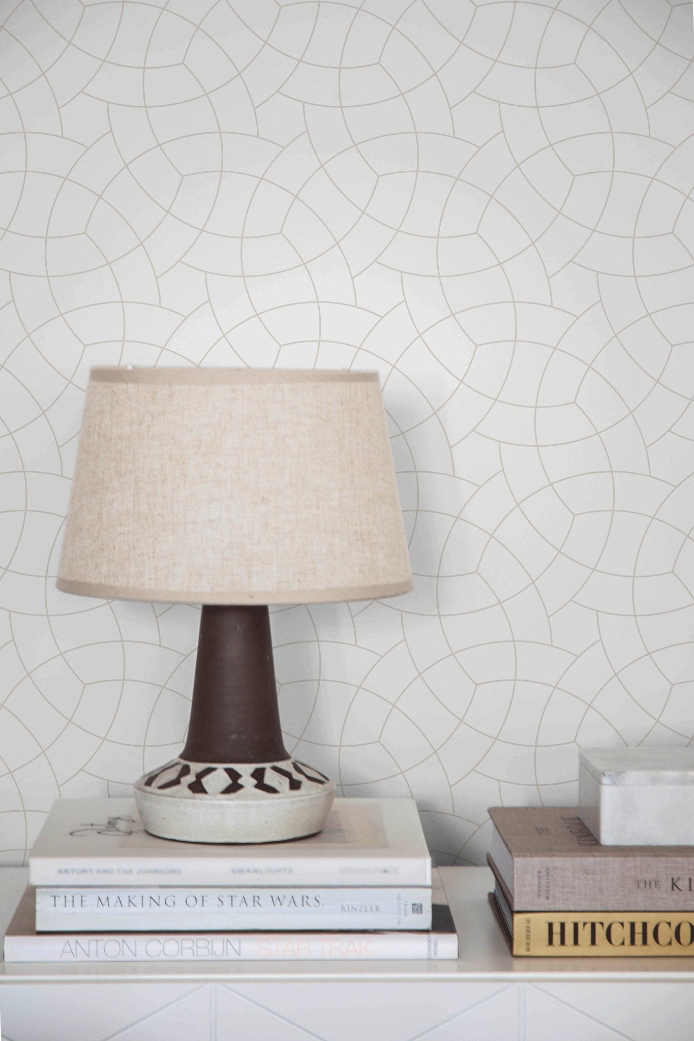 Sleek Geometric Arcs Wallpaper - C213 - WallTrend