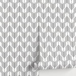 Sleek Herringbone Wallpaper - A345 - WallTrend