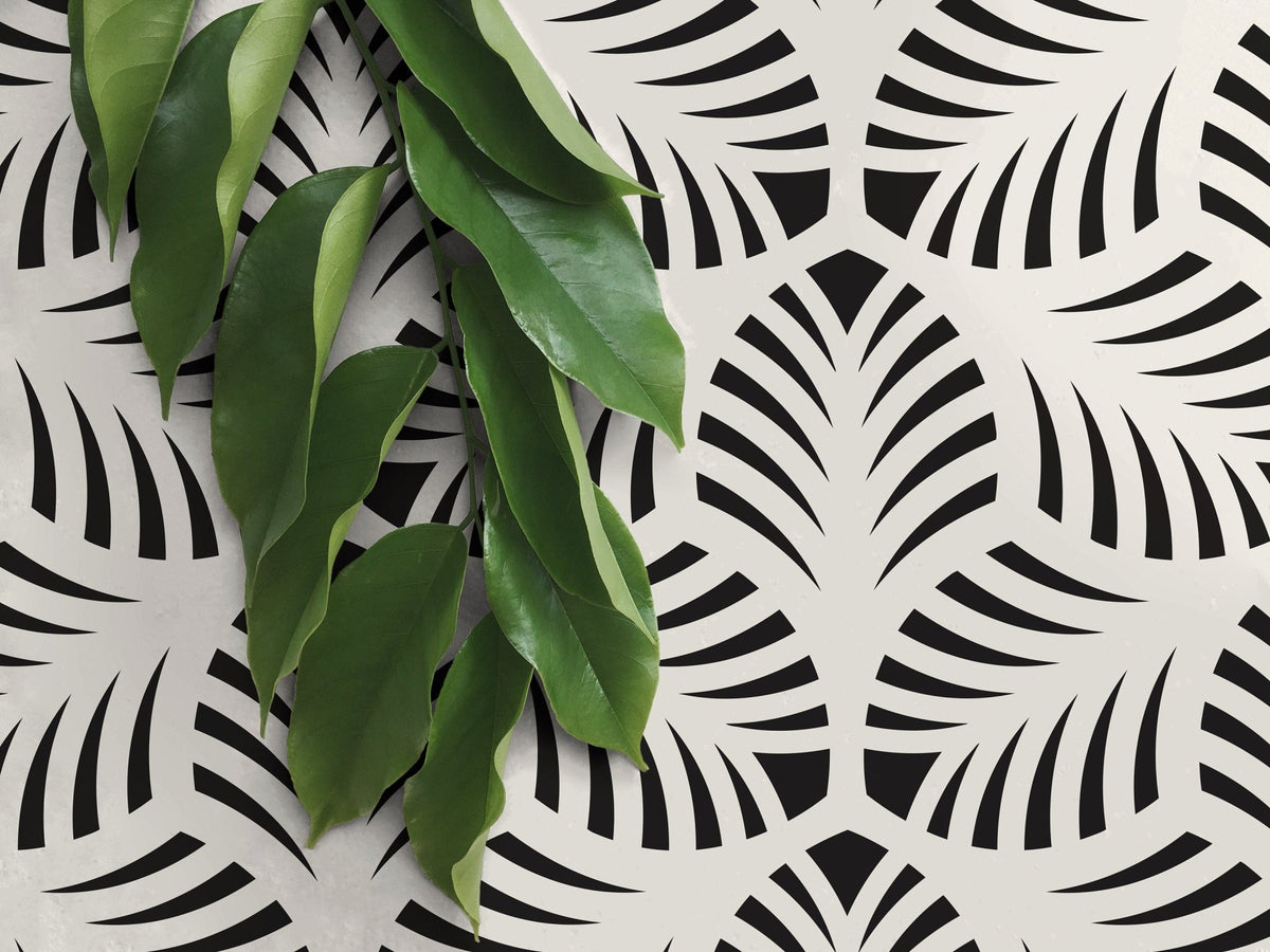 Sleek Palm Leaf Wallpaper - C440 - WallTrend
