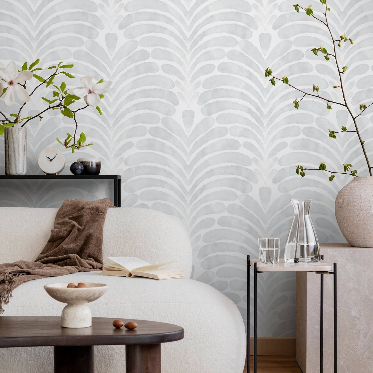 Soft Feathering Artwork Wallpaper - X138 - WallTrend