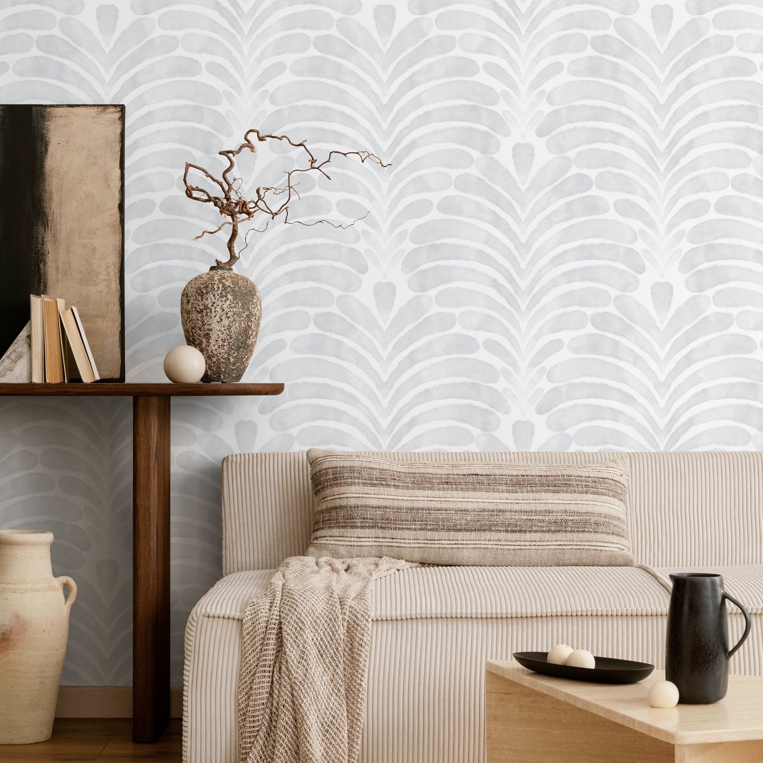 Soft Feathering Artwork Wallpaper - X138 - WallTrend