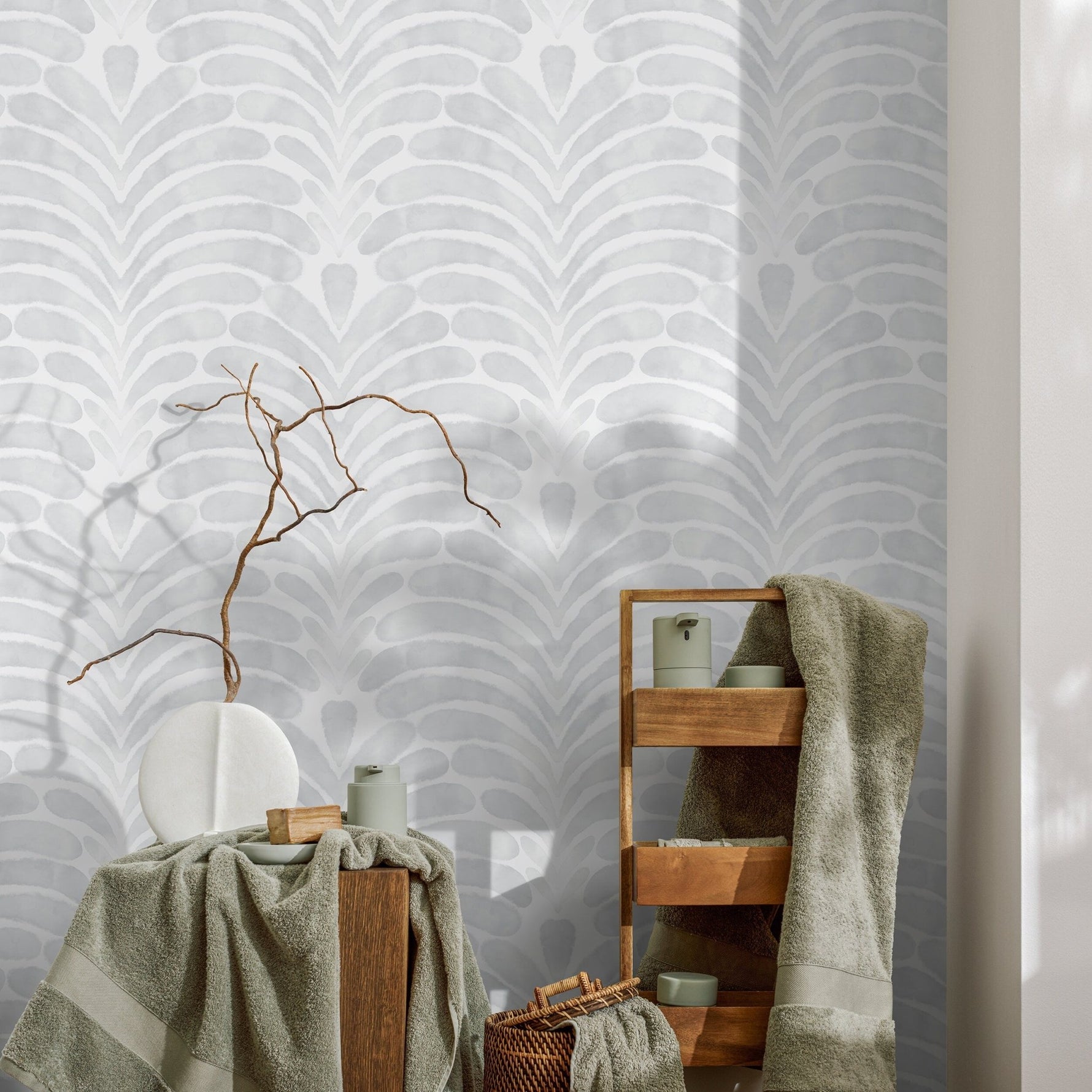 Soft Feathering Artwork Wallpaper - X138 - WallTrend