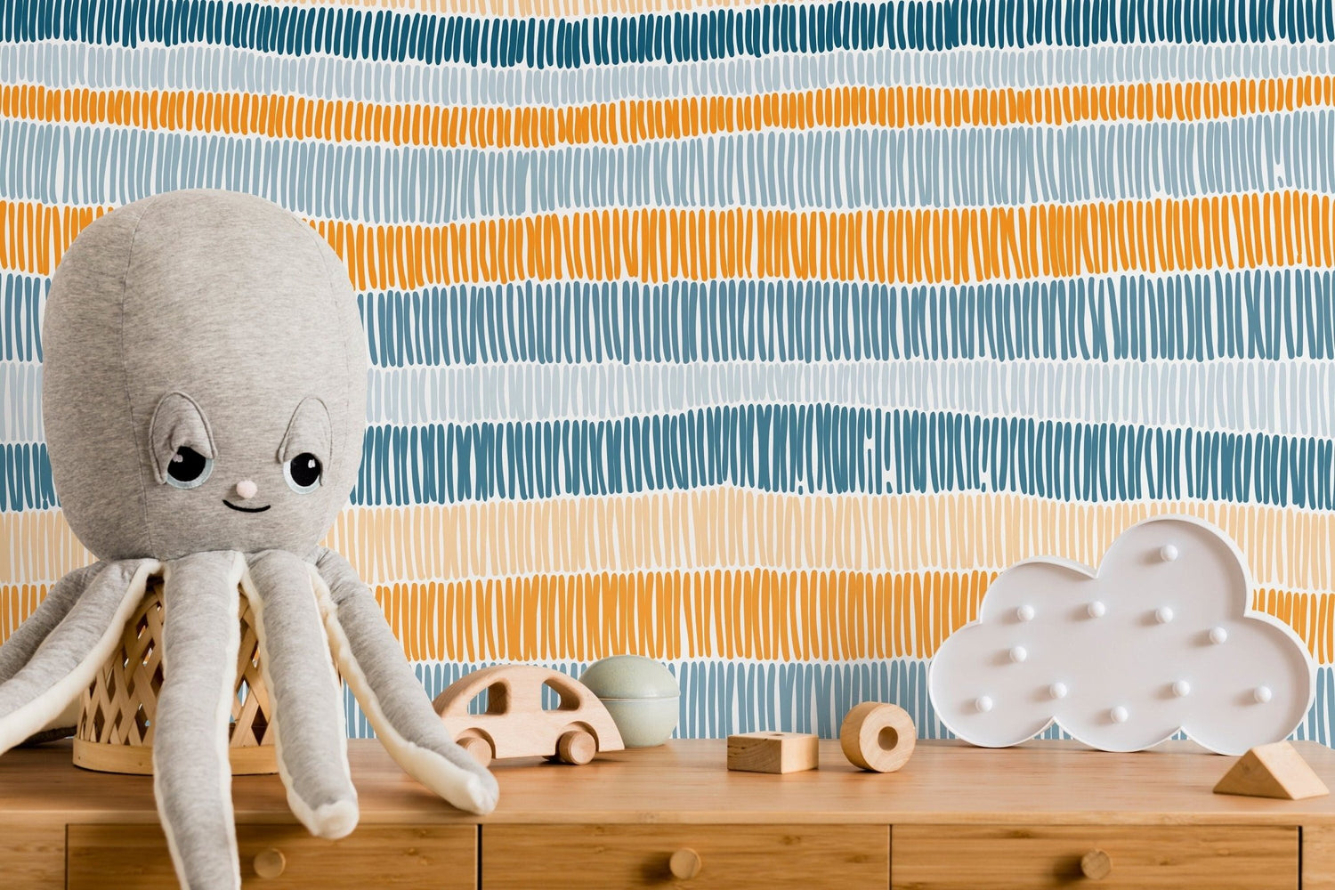 Soothing Stripes Wallpaper - D508 - WallTrend